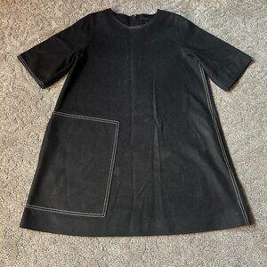 Cos Wool Baby Doll Dress